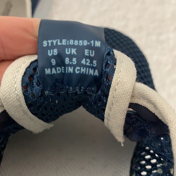 Aleader Adventure navy blue/white trim mesh (water shoe) sneaker size 9 - Picture 11 of 13